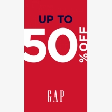 【Gap Outlet】サマーセールスタート！最大５０％OFF！！